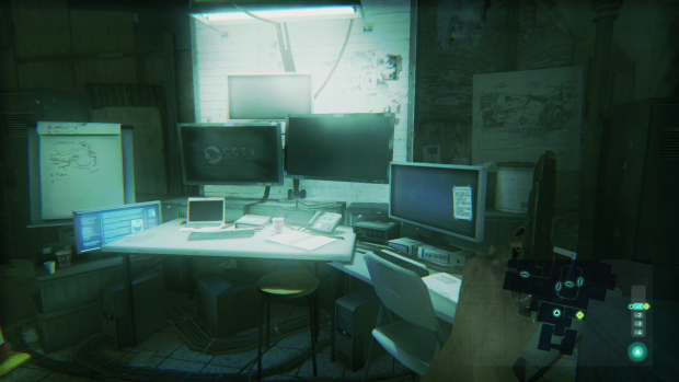 Im Safe Room ist der Spieler sicher vor Angriffen. (Screenshot: Golem.de)